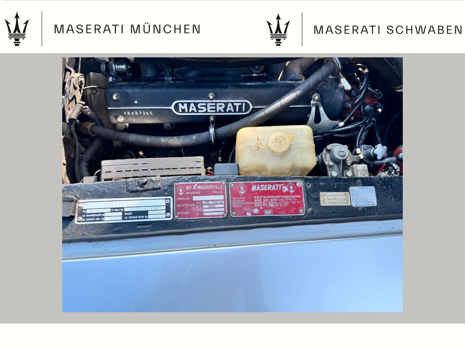 Fahrzeugabbildung Maserati Ghibli SS, Matching Numbers, EUROPAAUSFÜHRUNG