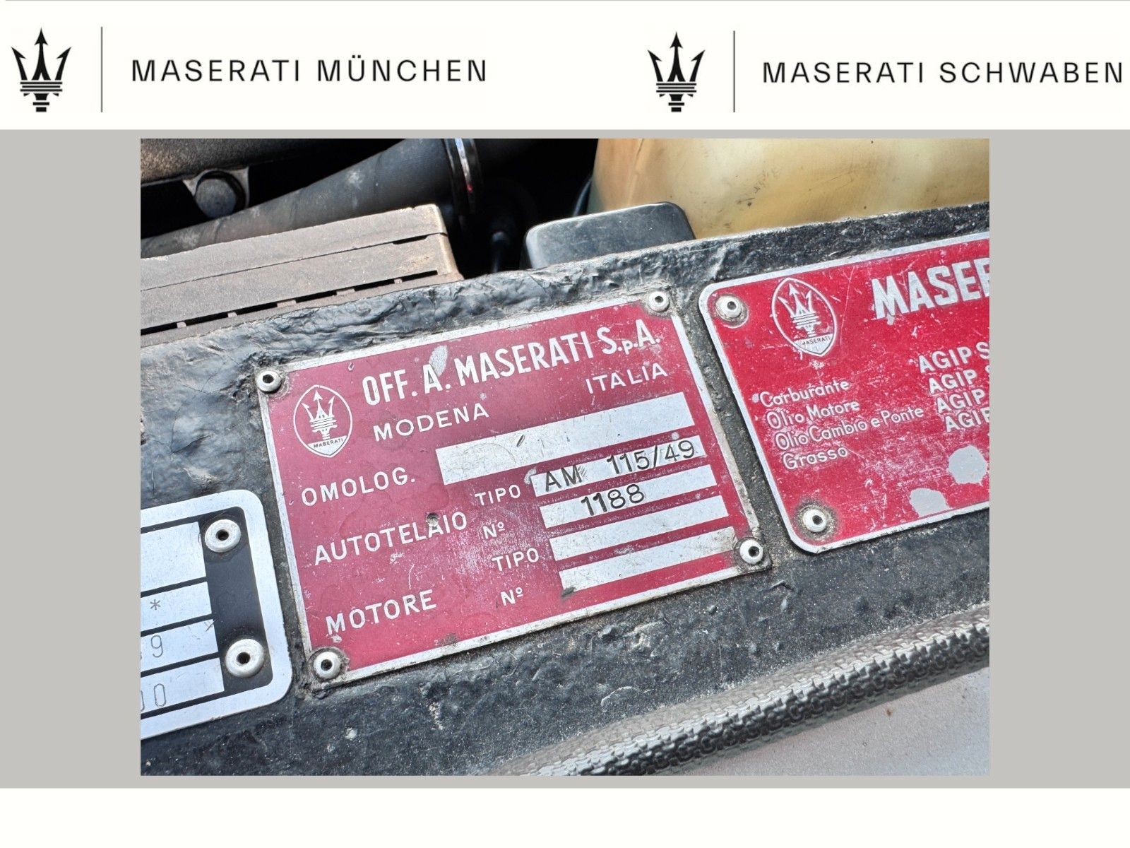 Fahrzeugabbildung Maserati Ghibli SS, Matching Numbers, EUROPAAUSFÜHRUNG