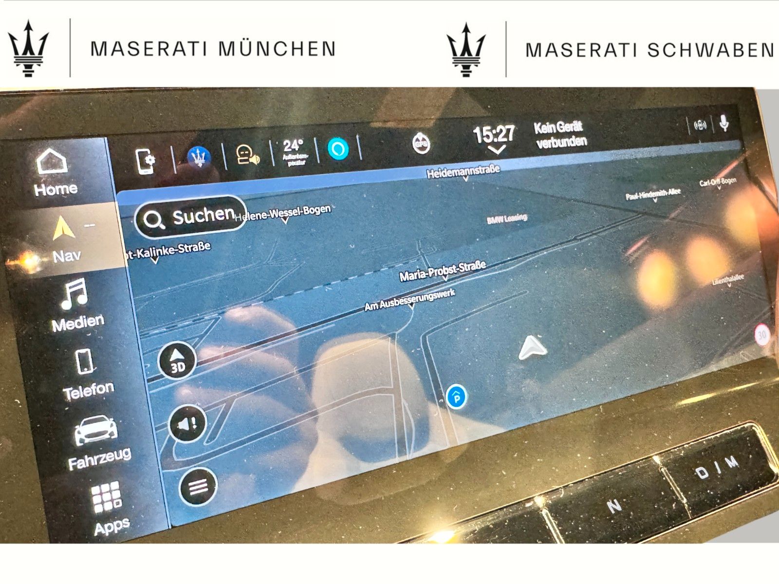 Fahrzeugabbildung Maserati GranCabrio TROFEO/ Airscarf/ Lenkradheizung