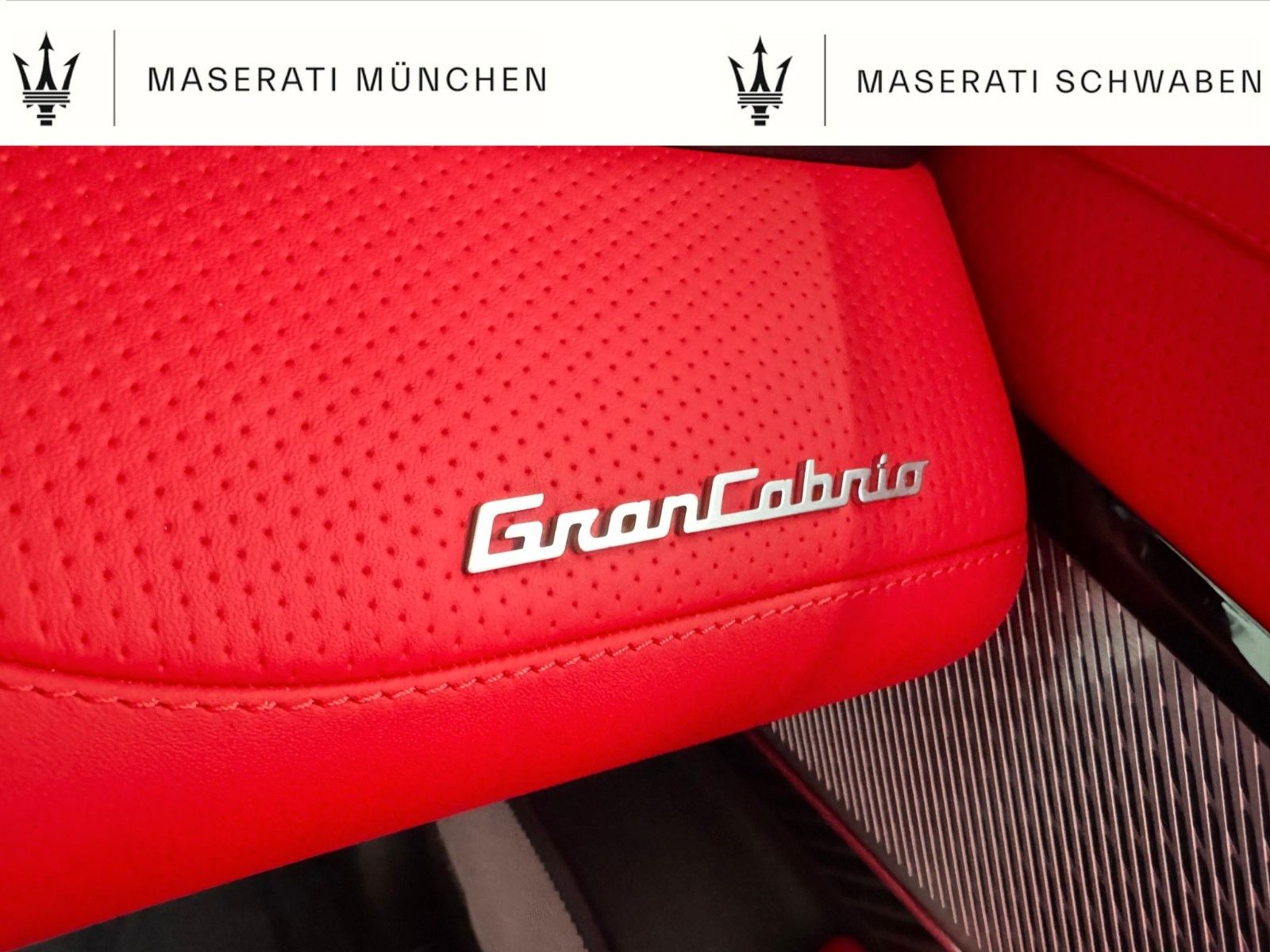 Fahrzeugabbildung Maserati GranCabrio Modena/ MY26/ Wartung inkl/ Kofferset