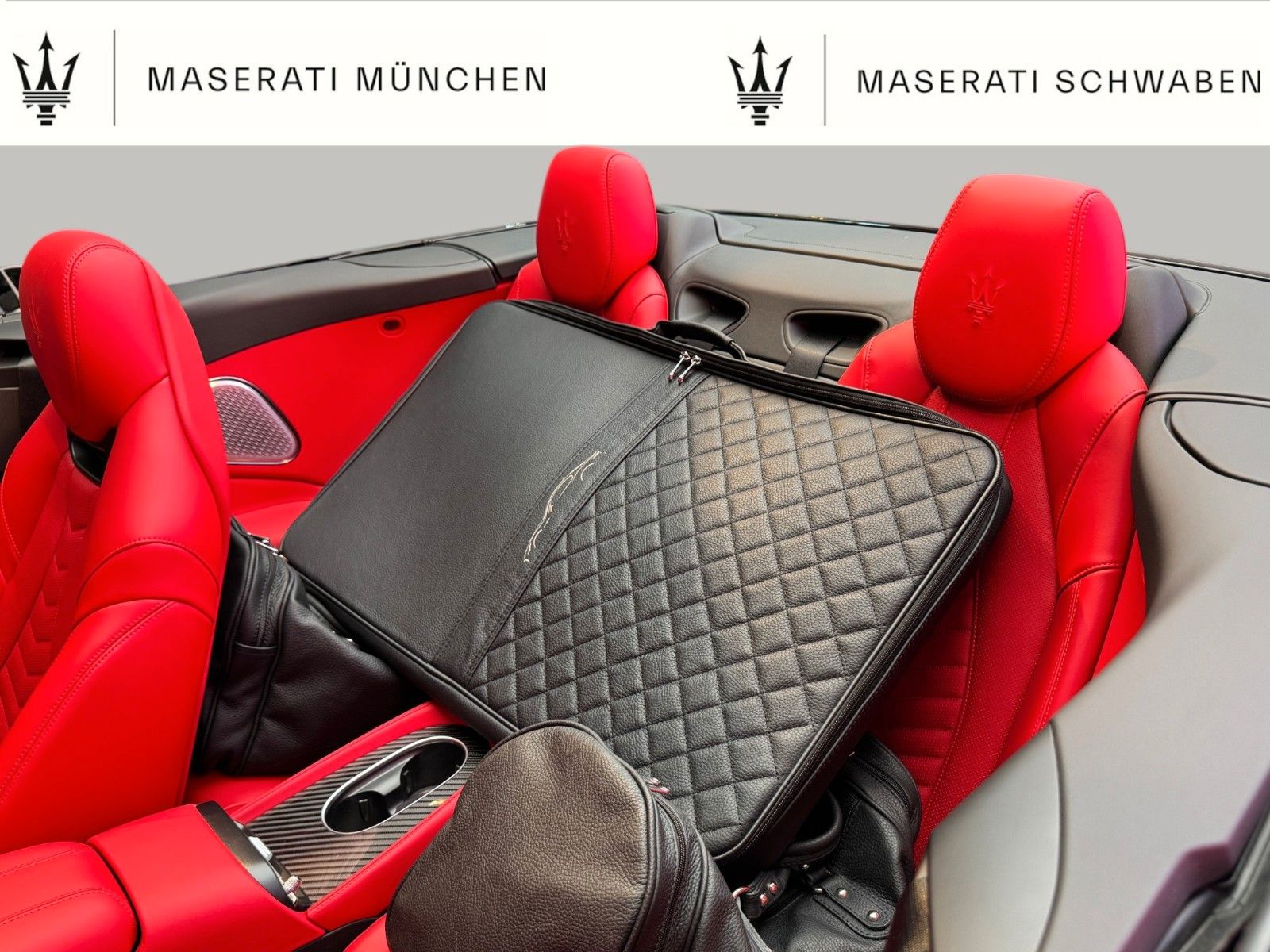 Fahrzeugabbildung Maserati GranCabrio Modena/ MY26/ Wartung inkl/ Kofferset
