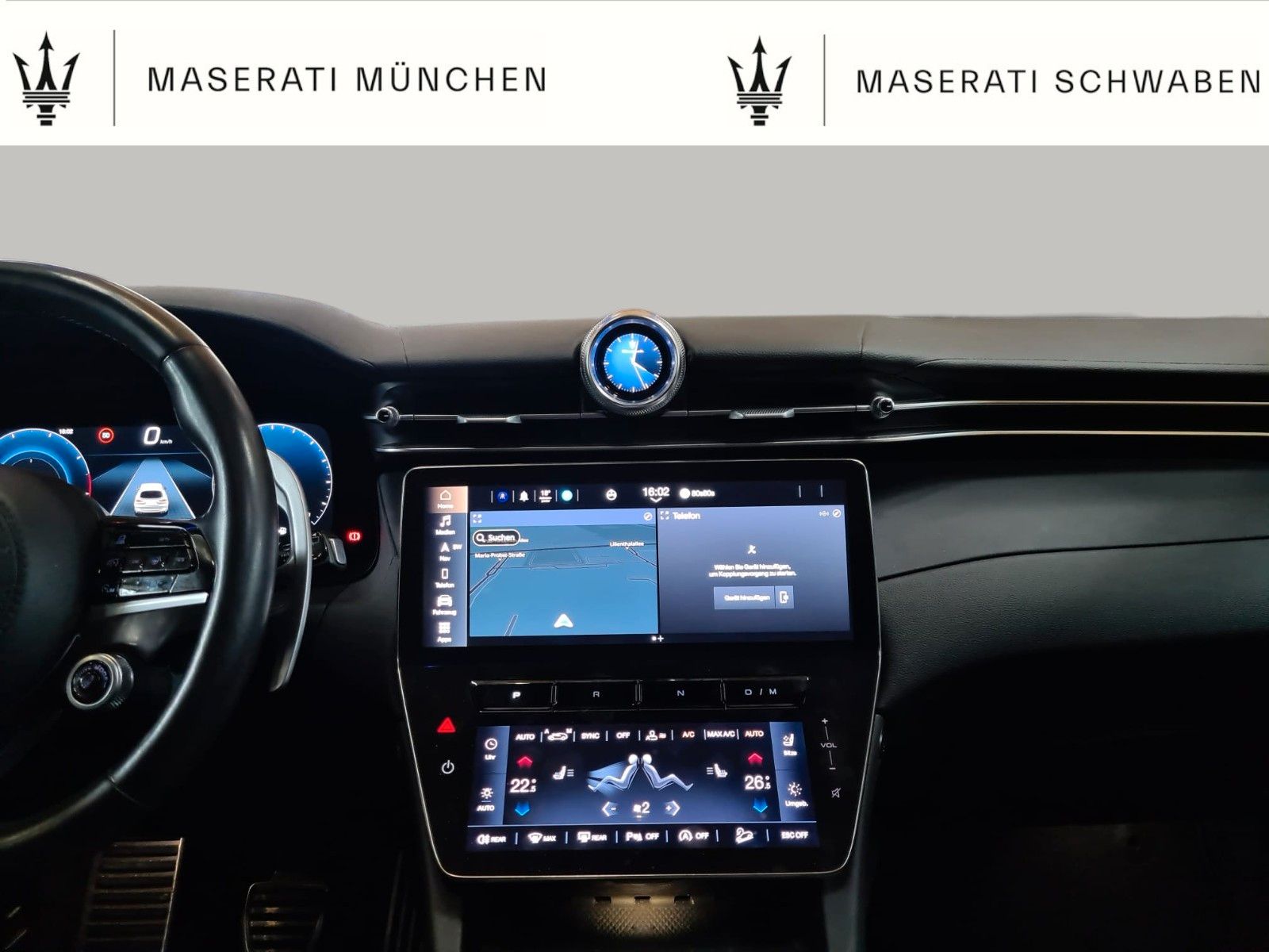 Fahrzeugabbildung Maserati Grecale/Technik, Handling, Fahrassistenzp/Pano